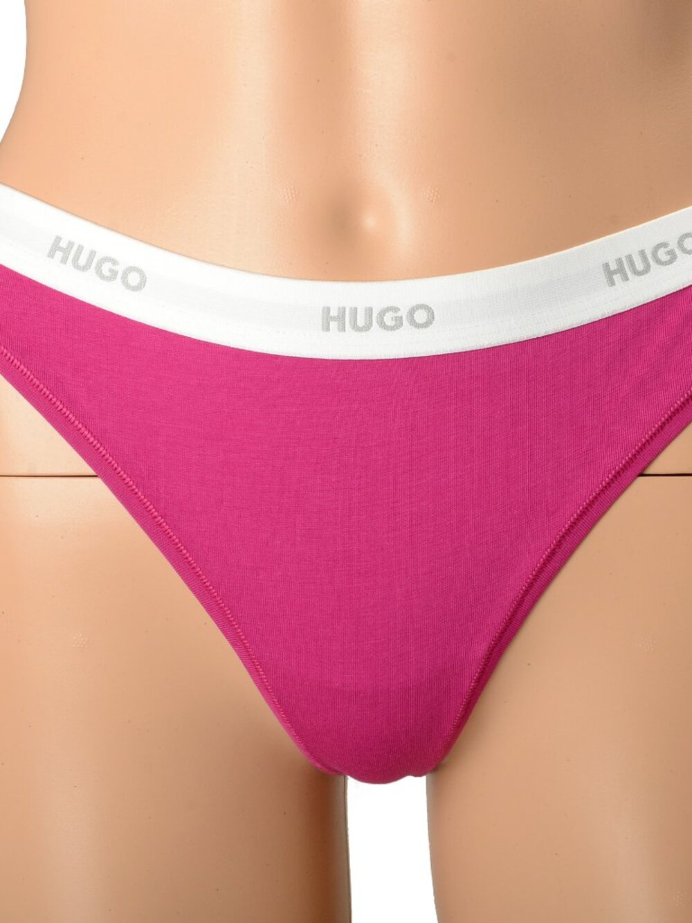 Hugo Boss Women's "Hugo ID Thong" Logo Print Thong Panties US S IT 40